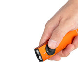 Olight Arkfeld Pro Rechargeable LED Flashlight - 1300 Lumens - Cool White or Neutral White LED - 365nm UV - 520nm Green Laser - Uses Built-in 1500mAh Li-Poly Battery Pack - Black and Additional Colors