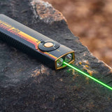 Olight Arkfeld Pro Rechargeable LED Flashlight - 1300 Lumens - Cool White or Neutral White LED - 365nm UV - 520nm Green Laser - Uses Built-in 1500mAh Li-Poly Battery Pack - Black and Additional Colors