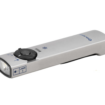 Olight Arkfeld Rechargeable LED Flashlight - 1000 Lumens - Cool White Light & Green Laser - Special Editions