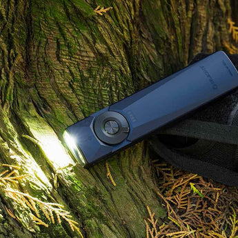 Olight Arkfeld Ultra Rechargeable LED Flashlight - 1400 Lumens - Cool or Neutral White - 365nm UV - Green Laser - Uses Built-in 1500mAh Li-Poly Battery Pack - Multiple Color Options