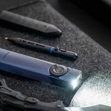 Olight Arkfeld Ultra Rechargeable LED Flashlight - 1400 Lumens - Cool or Neutral White - 365nm UV - Green Laser - Uses Built-in 1500mAh Li-Poly Battery Pack - Multiple Color Options