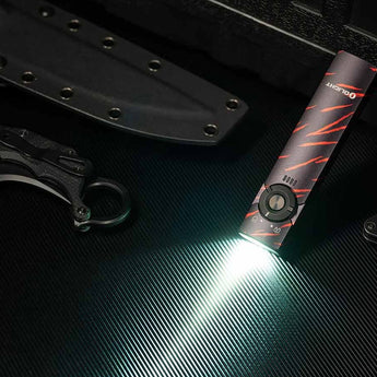 Olight Arkfeld LED Flashlight - 1000 Lumens - 6500K Cool White or 5000K Neutral White - UV - Black and Additional Colors