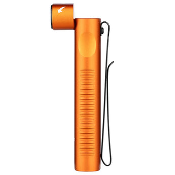 Olight Arkflex Rechargeable LED Flashlight - 1000 Lumens - Uses Built-in 1050mAh Li-ion Battery Pack - Black or Orange
