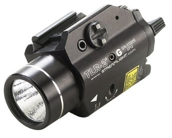 Streamlight TLR-2 HL High-Lumen LED Weapon Light with Green or Red Laser - Picatinny and Glock Rail Mount - Fits Beretta 90two, S&W 99 and S&W TSW - 800 Lumens - Includes 2 x CR123As