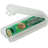 ASP 18650 3500mAh Rechargeable Lithium Ion (Li-ion) Battery with Built-in USB-C Charge Port and Link Case