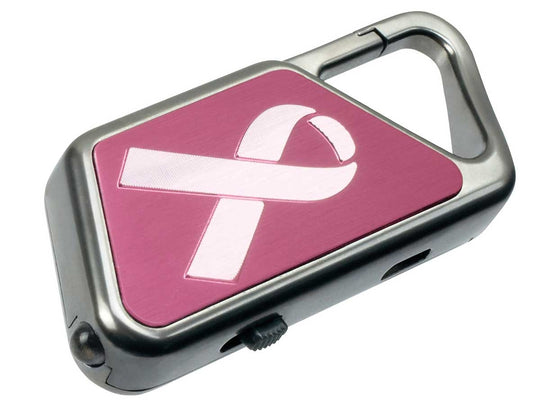 ASP 53660 Sapphire AL Keychain Light - Nichia 5mm LED - 20 Lumens - Includes 1 x Lithium Polymer Battery Pack - Pink Ribbon
