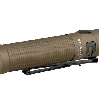 Olight Baton 3 Pro Max - 2500 Lumens - Choice of Color and LED - Includes 1 x 21700