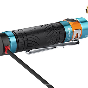 Olight Baton 3 Pro Rechargeable LED Flashlight - 1500 Lumens - Includes 1 x 18650 - Multiple Color and Limited Edition Options Available