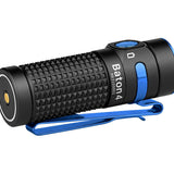 Olight Baton 4 Rechargeable LED Flashlight - 1300 Lumens - Includes 1 x 16340 and Optional Charging Case - Black or Other Colors