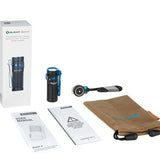 Olight Baton 4 Rechargeable LED Flashlight - 1300 Lumens - Includes 1 x 16340 and Optional Charging Case - Black or Other Colors