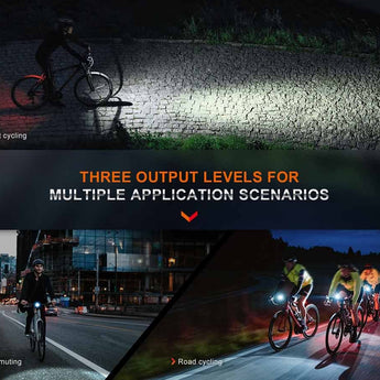 Fenix BC15-R USB-C Rechargeable LED Bike Light - Luminus SST20 - 400 Lumens - Uses Built-in 2600mAh Li-ion Battery Pack