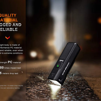 Fenix BC15-R USB-C Rechargeable LED Bike Light - Luminus SST20 - 400 Lumens - Uses Built-in 2600mAh Li-ion Battery Pack