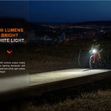 Fenix BC15-R USB-C Rechargeable LED Bike Light - Luminus SST20 - 400 Lumens - Uses Built-in 2600mAh Li-ion Battery Pack