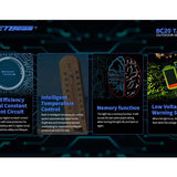 Jetbeam BC20-TAC USB-C Rechargeable LED Flashlight - CREE XP-L HI - 1100 Lumens - Uses 1 x 18650 or 2 x CR123A