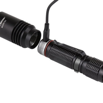 Jetbeam BC25-TAC USB-C Rechargeable LED Flashlight - CREE XP-L HI - 1100 Lumens - Uses 1 x 18650 or 2 x CR123A