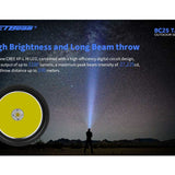 Jetbeam BC25-TAC USB-C Rechargeable LED Flashlight - CREE XP-L HI - 1100 Lumens - Uses 1 x 18650 or 2 x CR123A