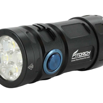 BUNDLE: 1 x Fitorch P25GT USB-C Rechargeable LED Flashlight with Fitorch K3 Lite Rechargeable LED Keychain Light and Fitorch ER20 Rechargeable LED Flashlight - Black