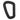 Ultimate Survival Technologies Tactical Biner / D-Shaped Carabiner Clip - Polymer Plastic Material with Textured Surface - Black (20-BNR0011-01)