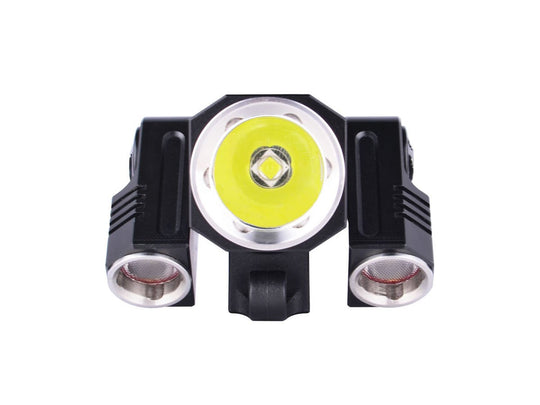 Klarus BK30 Bike Light - 1 x CREE XM-L2 U2 / 2 x CREE XP G2 LED - 1200 Lumens - Uses 2 x 18650