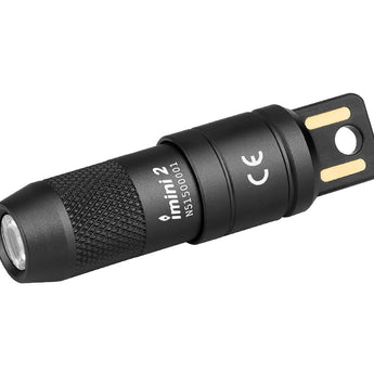 Olight iMini 2 Rechargeable LED Keylight - 50 Lumens - Uses Built-in 3.7V 80mAh Li-ion Battery Pack - Multiple Color Options