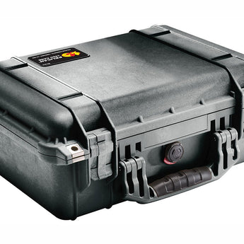 Pelican 1450 Medium Watertight Case with Foam - Black, Orange, Green, Yellow, Tan, or Silver