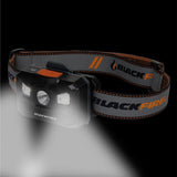 Blackfire BBM6048 USB Rechargeable LED Headlamp - 400 Lumens - Uses Built-in Li-ion Battery - Orange