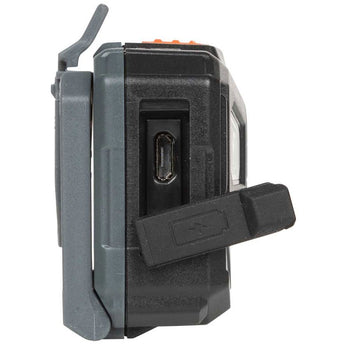 Blackfire BBM6048 USB Rechargeable LED Headlamp - 400 Lumens - Uses Built-in Li-ion Battery - Orange