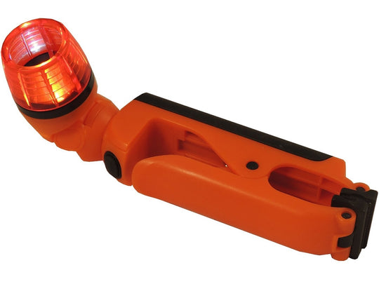 Blackfire Emergency LED Clamplight - 100 Lumens - Uses 4x AAA (included) - Orange