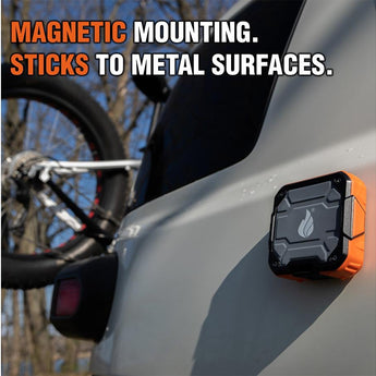 Blackfire BBM9113 Bluetooth Wireless USB-C Rechargeable Speaker - Wearable with Strap - Uses Built-in Li-ion Battery Pack - Orange