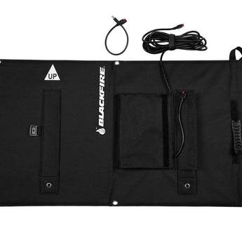 Blackfire FSP60W Portable Solar Panel - 60 Watt - USB-A Output Port - Black