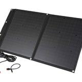 Blackfire FSP60W Portable Solar Panel - 60 Watt - USB-A Output Port - Black
