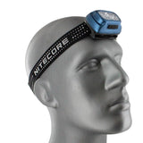 Nitecore NU31 USB-C Rechargeable LED Headlamp - 550 Lumens - Uses Built-in 1800mAh Li-ion Battery Pack - Grey, Blue, or Orange