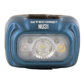 Nitecore NU31 USB-C Rechargeable LED Headlamp - 550 Lumens - Uses Built-in 1800mAh Li-ion Battery Pack - Grey, Blue, or Orange