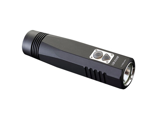 JETBeam BR10 GT LED Flashlight - 900 Lumens - CREE XM-L (T6) LED - Runs on 1x 18650 Battery - Black