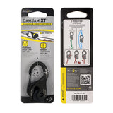 Nite Ize CamJam XT Aluminum Cord Tightener - Single Pack - Black (NCJSA-01-R3)