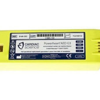 AED Replacement 9146 7500mAh 12V Lithium Sulfur Dioxide (LiSO2) Battery Pack for Cardiac Science™ Powerheart G3 and G3 Plus Defibrillators - Blue, White, or Yellow