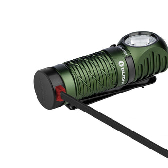 Olight Perun 2 Mini Rechargeable LED Headlamp - 1100 Lumens - Charger Included - Black, Orange, Lime Green, Blue, and Midnight Blue