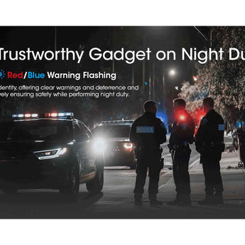 Nitecore CL10 LED Clip Light - White Red Blue Light - 45 Lumens - 2 x AAA (Included)