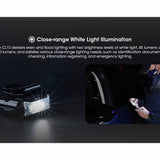 Nitecore CL10 LED Clip Light - White Red Blue Light - 45 Lumens - 2 x AAA (Included)