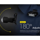 Nitecore CL10 LED Clip Light - White Red Blue Light - 45 Lumens - 2 x AAA (Included)