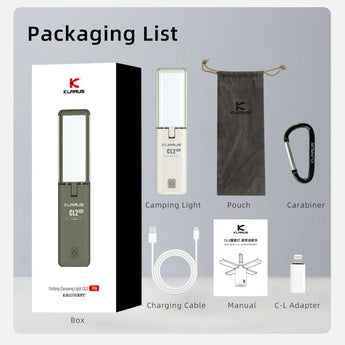 Klarus CL2 Pro USB-C Rechargeable LED Lantern - 750 Lumens - Uses Built-in 14000mAh Li-ion Battery Pack - Ivory White or Jungle Green