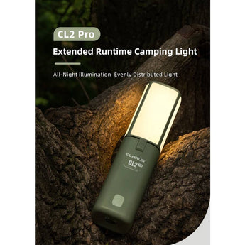 Klarus CL2 Pro USB-C Rechargeable LED Lantern - 750 Lumens - Uses Built-in 14000mAh Li-ion Battery Pack - Ivory White or Jungle Green