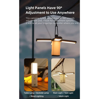 Klarus CL2S USB-C Rechargeable LED Lantern - 750 Lumens - Uses Built-in 5000mAh Li-ion Battery Pack - Ivory White