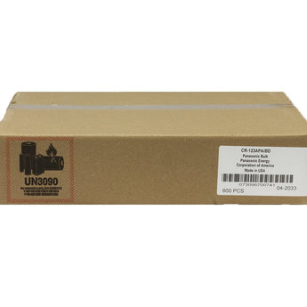 Panasonic CR123A Bulk Box Closed View