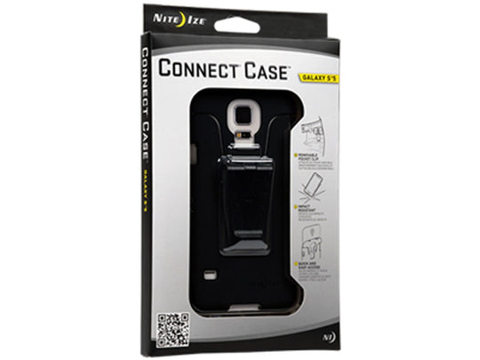 Nite Ize Connect Case - Solid Black - Fits Galaxy S5 (CNTG5-01-R8)