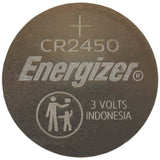 Energizer ECR2450-BP-1 620mAh 3V Lithium Primary (LiMNO2) Coin Cell Battery - 1 Piece Blister Pack