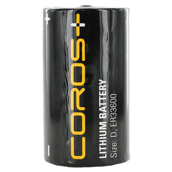 Coros CLE-20 ER33600 D 19000mAh 3.6V Lithium Thionyl Chloride (Li-SOCl2) Button Top Battery - Bulk