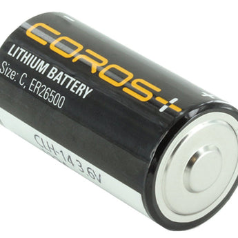 Coros CLH-14 ER26500 C 6000mAh 3.6V Lithium Thionyl Chloride (Li-SOCl2) Button Top Battery - Bulk
