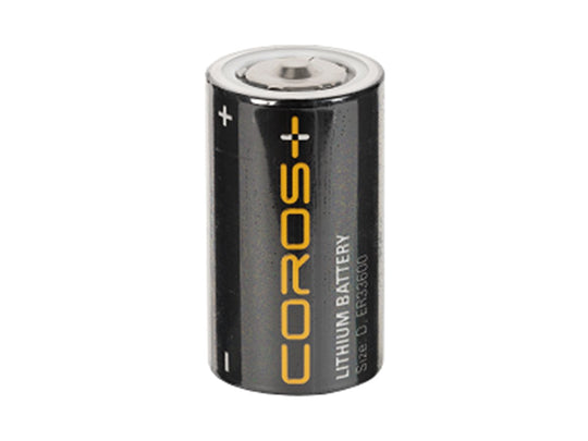 Coros CLH-20 ER34615 D-Cell 14500mAh 3.6V Lithium Thionyl Chloride (Li-SOCl2) Spiral Wound Button Top Battery - Bulk