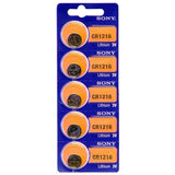 MuRata CR1216 30mAh 3V Lithium Primary (LiMnO2) Coin Cell Watch Battery - 1 Piece Tear Strip, Sold Individually